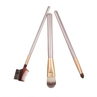 3PCS Cosmetic Brush Set Eyeshadow Brush1,Eyelash Brush Dyeing Brush1 and Powder Brush1