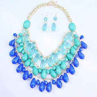 Womens Multi layers Beads Necklace