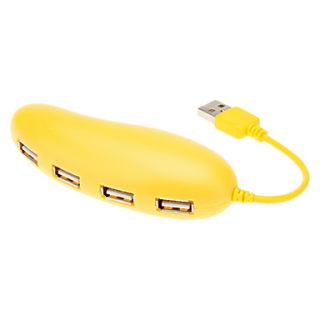4 Ports USB 2.0 Mango Shaped High Speed HUB
