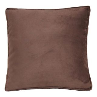 Nouveau Suede Decorative Pillow, Baked Clay