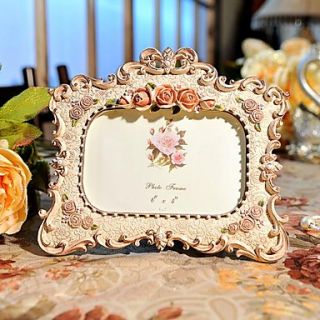 6Modern European Style Pearl Polyresin Picture Frame
