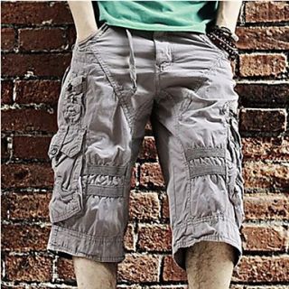 Mens Casual Fashion Multi Pocket Sports Pants