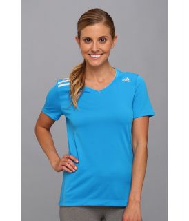 adidas Clima Chill Tee Womens T Shirt (Blue)