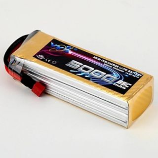 YKS 14.8V 5000mah 4S 35C Li Po Battery(T Plug)