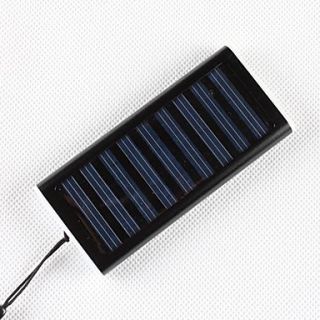 Portable Solar Panel USB Charger Mobile for Phone/ / PSP (Black 1200 mAh)