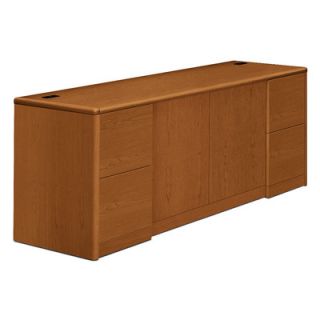 HON 10700 Series Large Credenza with Doors 10742 Finish Henna Cherry