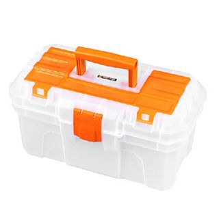 (412320.5) Plastic Orange Buckle Tool Boxes