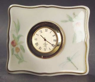 Lenox China Morningside Cottage Quartz Clock, Fine China Dinnerware   Giftware,