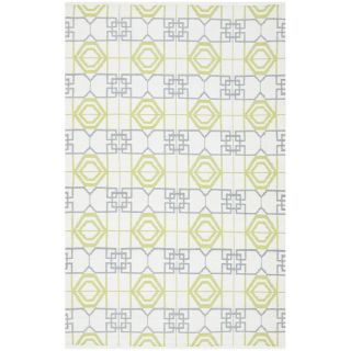Thom Filicia Hand woven Indoor/ Outdoor White/ Grey Rug (3 X 5)