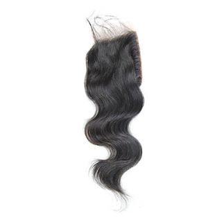 12 Brazilian Hair Silky Body Wave Lace Top Closure(3.54) Natural Color