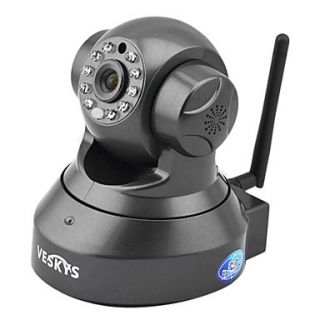 VESKYS T37WIP 720P 1.0MP P2P CMOS IP Camera w/ WiFi / Night Vision /TF Slot/ Motion Detection / Intercom