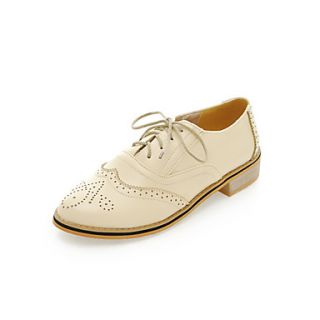 Leatherette Womens Low Heel Comfort Oxfords Shoes (More Colors)