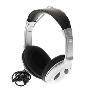 780 3.5mm High Quality On ear Headphone Headset with Mic for Computer(White)