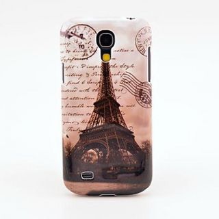 Famous Eiffel Tower with Letters Pattern Hard Back Cover Case for Samsung Galaxy S4 Mini I9190