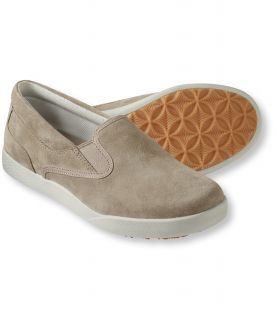 Womens Deck Shoes, Suede Slip On