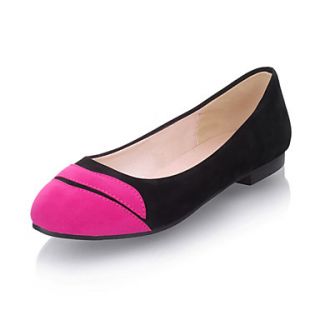 Suede Womens Flat Heel Comfort Flats Shoes (More Colors)