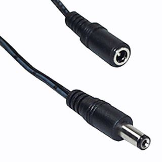 6 Male 2.1mm Plug to Female 2.1mm Jack CCTV Power Cable