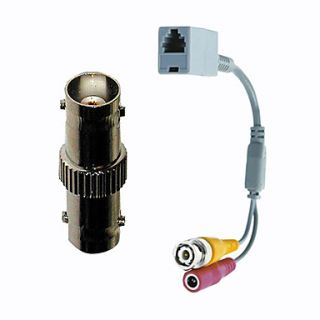 RJ12 to BNC Adapter Coupler with BNC Female to Female Barrel Connector