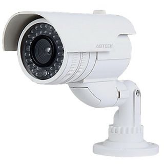 Simulation Water Resistant Indoor and Outdoor Infrared Camera (White)