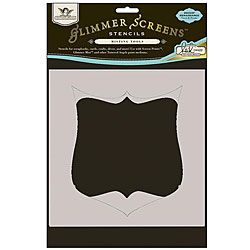 Glimmer Screens Crest And Frame Stencil Set