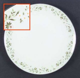 Mikasa Rambling Dinner Plate, Fine China Dinnerware   Daisies & White Flowers On