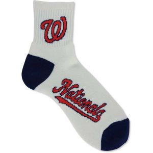 Washington Nationals For Bare Feet Ankle White 501 Sock
