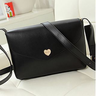 POLO Womens Simple Mini Shoulder Messenger Bag(Black)