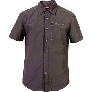 TOREAD MenS Quick Dry Short Sleeve Shirt   Brown (Assorted Size)