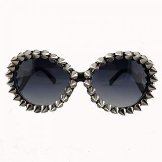 Unisex Punk Style Full Rivets Frame Rayban Sunglasses