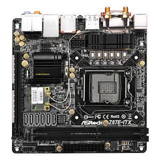 Z87E ITX Intel Z87 Haswell LGA 1150 PCI E 3.0 DDR3 mSATA USB3.0 SATA III Mini ITX HDMI WIFI Desktop Motherboard