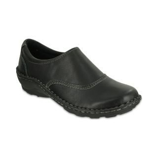 Eastland Hillside Leather Slip Ons, Black, Womens