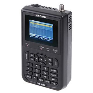 F01940 Satlink Ws 6906 Dvb S Fta Digital Satellite Finder Meter Tv Signal Receiver Ws6906