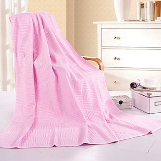 Siweidi Comfortable Single Cotton Jacquard Towel(Pink)