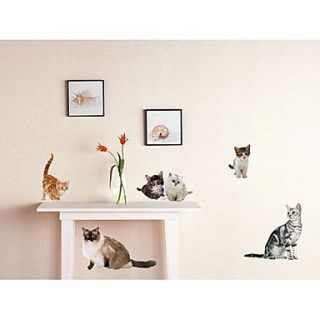 Vinyl Cat Wall Stickers Wall Decals