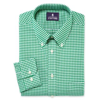 Stafford Fashion Oxford Shirt  Big and Tall, Green, Mens