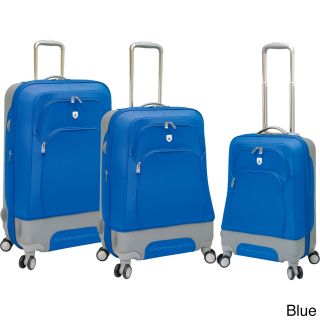 Travelers Club Barcelona Collection 3 piece Expandable Spinner Hybrid Luggage Set