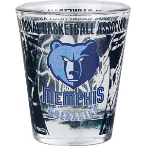 Memphis Grizzlies 3D Wrap Color Collector Glass