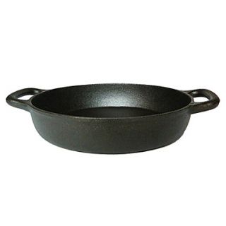 13 Cast Iron Paella Pan with Handle,Cast Iron Dia 33cm x H7cm