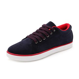 Suede Mens Low Heel Comfort Fashion Sneakers Shoes With Lace Up (More Colors)