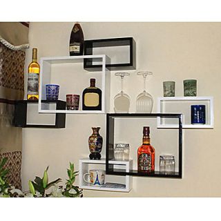 Modern Geometric Solid Minimalist Household Shelf