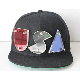 Unisex Crystal Flat Ledge Hat With Alphabet USA