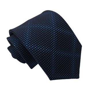 Mens Classic Navy Blue Gradient Pattern Business Leisure Dot Microfibre Necktie