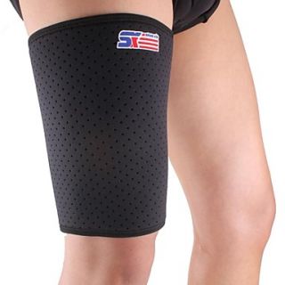Sports Badminton Elastic Stretchy Thigh Brace Support Wrap Band   Free Size