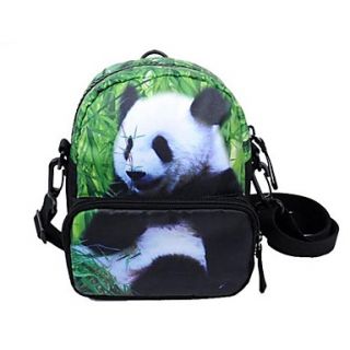 Multifunctional Overall Panda Printing Outdoor Shoulder Waist Bag