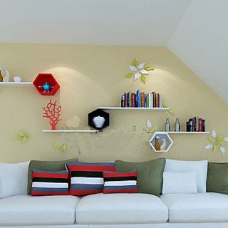 Modern Geometric Solid Minimalist Domestic Storaging Shelf