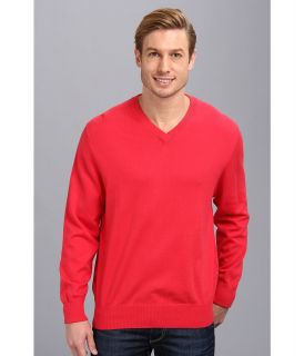 TailorByrd Marty V Neck Sweater Mens Sweater (Red)