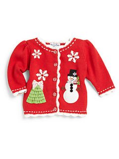 Hartstrings Infants Holiday Cardigan   Red