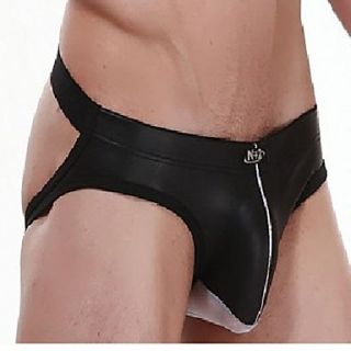Mens Sexy Imitation Leather Underwear
