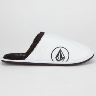 Slacker Mens Slippers White In Sizes 11, 9, 8, 12, 13, 6, 10, 7 For Men