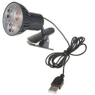 USB Powered 3 LED Bright White Light with Clip